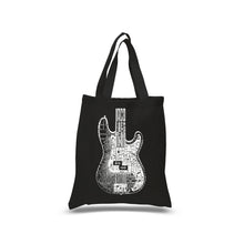 Load image into Gallery viewer, Bass Guitar  - Small Word Art Tote Bag
