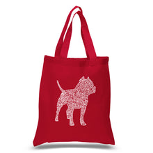 Load image into Gallery viewer, Pitbull - Small Word Art Tote Bag