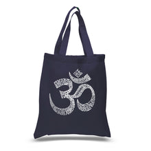 Load image into Gallery viewer, Poses OM - Small Word Art Tote Bag