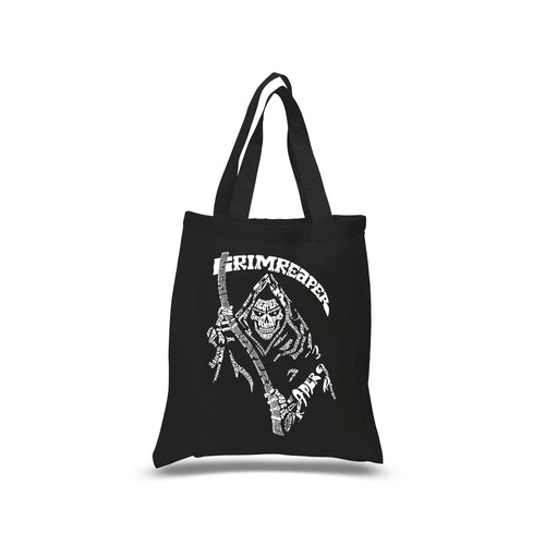 Grim Reaper  - Small Word Art Tote Bag