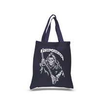 Load image into Gallery viewer, Grim Reaper  - Small Word Art Tote Bag