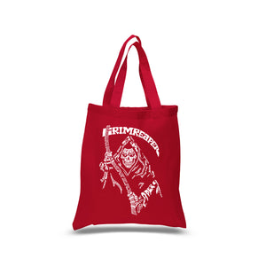 Grim Reaper  - Small Word Art Tote Bag