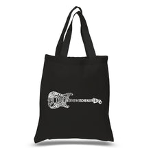 Load image into Gallery viewer, Rock Guitar - Small Word Art Tote Bag