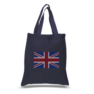 God Save The Queen - Small Word Art Tote Bag