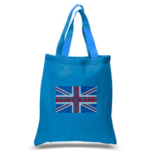 Load image into Gallery viewer, God Save The Queen - Small Word Art Tote Bag