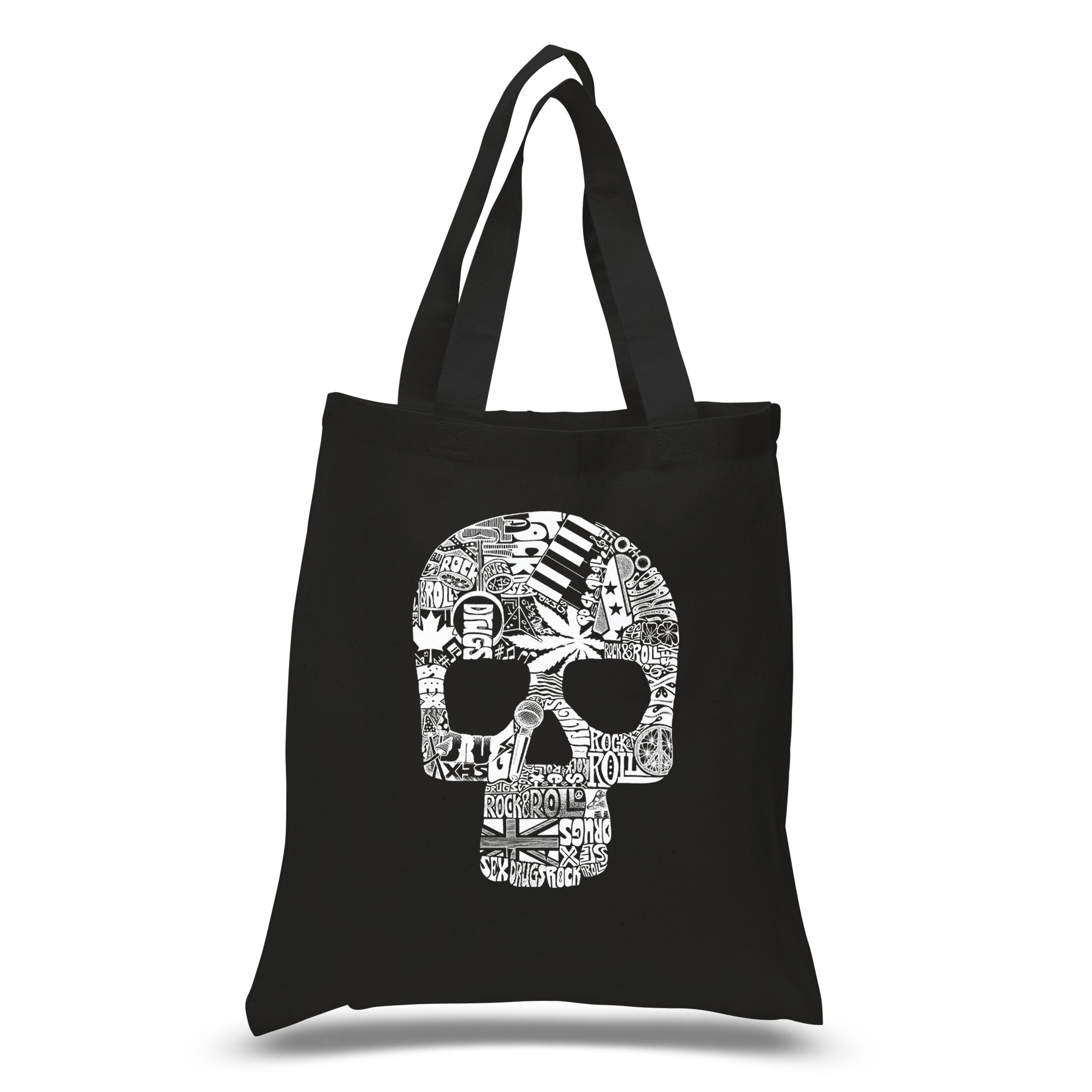 Sex, Drugs, Rock & Roll - Small Word Art Tote Bag – LA Pop Art