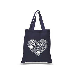 Sea Shells - Small Word Art Tote Bag