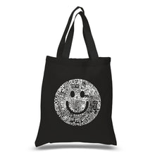 Load image into Gallery viewer, SMILE IN DIFFERENT LANGUAGES - Small Word Art Tote Bag