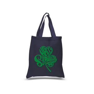 St Patricks Day Shamrock  - Small Word Art Tote Bag