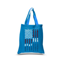 Load image into Gallery viewer, Support our Troops  - Small Word Art Tote Bag