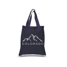 Load image into Gallery viewer, Colorado Ski Towns  - Small Word Art Tote Bag