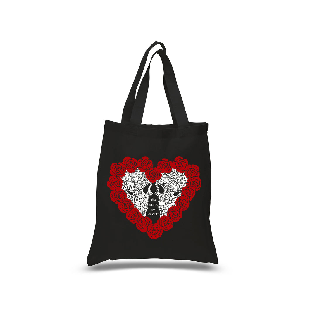 Small Word Art Tote Bag - Til Death Do Us Part