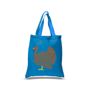 Thanksgiving - Small Word Art Tote Bag