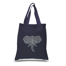 Load image into Gallery viewer, Tusks - Small Word Art Tote Bag