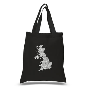 GOD SAVE THE QUEEN - Small Word Art Tote Bag