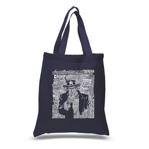 UNCLE SAM - Small Word Art Tote Bag