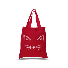 Load image into Gallery viewer, Whiskers  - Small Word Art Tote Bag