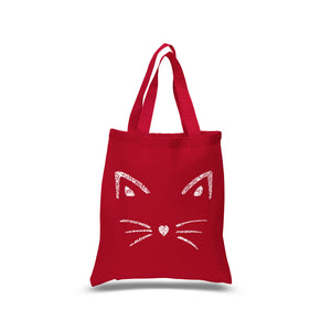 Whiskers  - Small Word Art Tote Bag