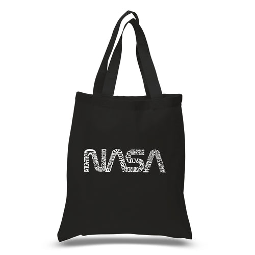 Worm Nasa - Small Word Art Tote Bag