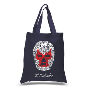 MEXICAN WRESTLING MASK - Small Word Art Tote Bag