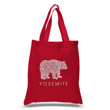Load image into Gallery viewer, Yosemite Bear - Small Word Art Tote Bag