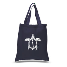 Load image into Gallery viewer, Honu Turtle Hawaiian Islands - Small Word Art Tote Bag