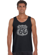 Load image into Gallery viewer, Stops Along Route 66 - Men&#39;s Word Art Tank Top