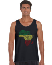 Load image into Gallery viewer, Countries in Africa - Men&#39;s Word Art Tank Top