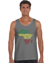 Load image into Gallery viewer, Countries in Africa - Men&#39;s Word Art Tank Top