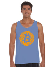 Load image into Gallery viewer, Bitcoin  - Men&#39;s Word Art Tank Top