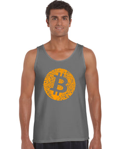 Bitcoin  - Men's Word Art Tank Top