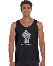 Load image into Gallery viewer, Black Lives Matter - Men&#39;s Word Art Tank Top