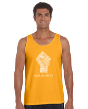Load image into Gallery viewer, Black Lives Matter - Men&#39;s Word Art Tank Top