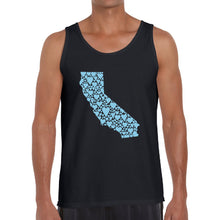 Load image into Gallery viewer, California Hearts  - Men&#39;s Word Art Tank Top