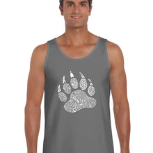 Load image into Gallery viewer, Types of Bears -  Men&#39;s Word Art Tank Top