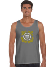 Load image into Gallery viewer, Coast Guard - Men&#39;s Word Art Tank Top
