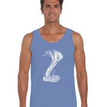 Load image into Gallery viewer, Types of Snakes -  Men&#39;s Word Art Tank Top