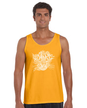 Load image into Gallery viewer, Cat Face -  Men&#39;s Word Art Tank Top