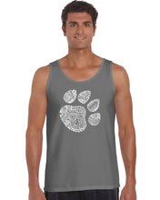 Load image into Gallery viewer, Cat Paw -  Men&#39;s Word Art Tank Top