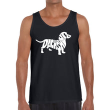 Load image into Gallery viewer, Dachshund  - Men&#39;s Word Art Tank Top