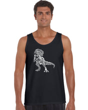 Load image into Gallery viewer, Dino Pics - Men&#39;s Word Art Tank Top