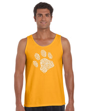 Load image into Gallery viewer, Dog Paw - Men&#39;s Word Art Tank Top
