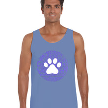 Load image into Gallery viewer, Gandhi&#39;s Quote on Animal Treatment -  Men&#39;s Word Art Tank Top