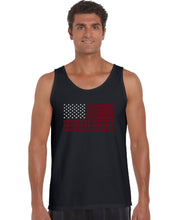 Load image into Gallery viewer, God Bless America - Men&#39;s Word Art Tank Top