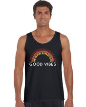 Load image into Gallery viewer, Good Vibes - Men&#39;s Word Art Tank Top