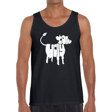 Load image into Gallery viewer, Holy Cow  - Men&#39;s Word Art Tank Top