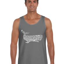 Load image into Gallery viewer, Humpback Whale -  Men&#39;s Word Art Tank Top