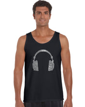Load image into Gallery viewer, 63 DIFFERENT GENRES OF MUSIC - Men&#39;s Word Art Tank Top