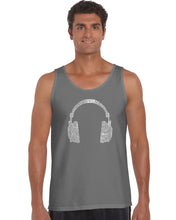 Load image into Gallery viewer, 63 DIFFERENT GENRES OF MUSIC - Men&#39;s Word Art Tank Top