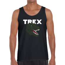 Load image into Gallery viewer, T-Rex Head  - Men&#39;s Word Art Tank Top